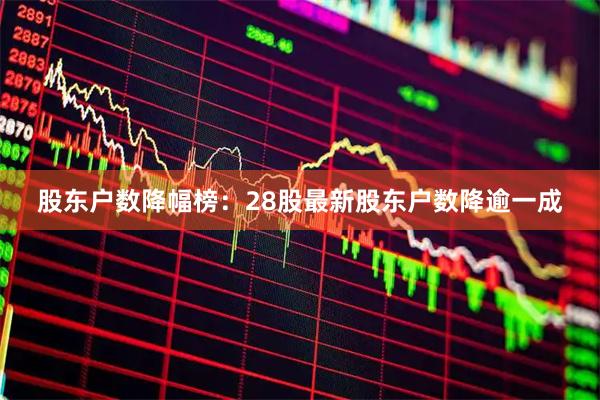 股东户数降幅榜：28股最新股东户数降逾一成